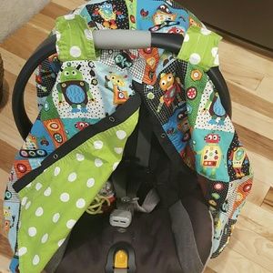 One of a kind Etsy made carseat cover
